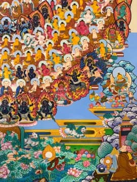 Shakyamuni Buddha Chhoskin(tree) image 4