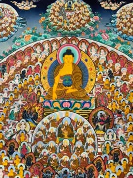 Shakyamuni Buddha Chhoskin(tree) image 7