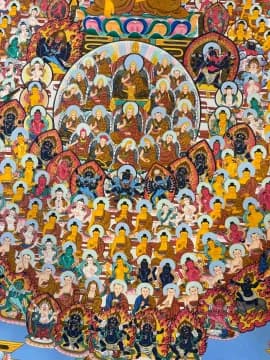 Shakyamuni Buddha Chhoskin(tree) image 8